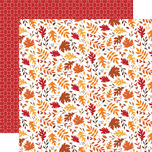Echo Park Papers - Fall - Leaf Pile - 2 Sheets