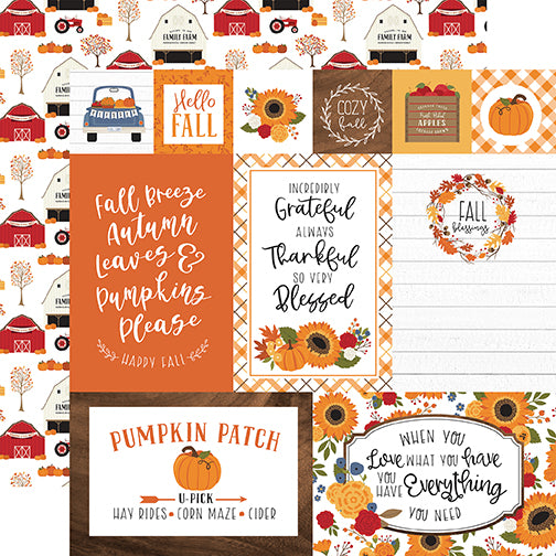 Echo Park Cut-Outs - Fall - Multi Journaling Cards