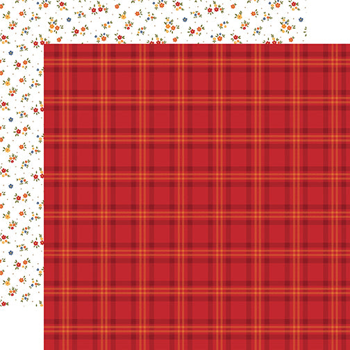 Echo Park Papers - Fall - Patch Plaid - 2 Sheets