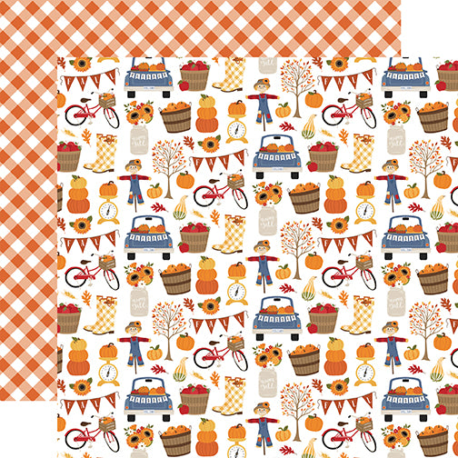 Echo Park Papers - Fall - Fall Harvest - 2 Sheets