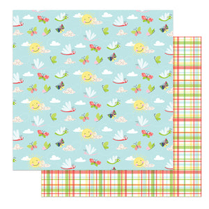 Photo Play Papers - Fern & Willard - Flutter - 2 Sheets