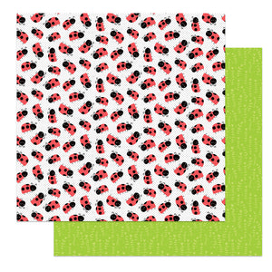 Photo Play Papers - Fern & Willard - Lady Bug - 2 Sheets