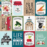 Echo Park Cut-Outs - Farmer's Market - 3x4 Journaling Cards