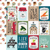Echo Park Cut-Outs - Farmer's Market - 3x4 Journaling Cards