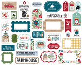 Echo Park Frames & Tags Die-Cuts - Farmer's Market