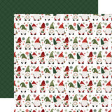 Echo Park Papers - Gnome for Christmas - Christmas Gnomes - 2 Sheets