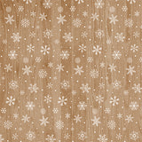 Echo Park Papers - Gnome for Christmas - Woodgrain Snowflakes - 2 Sheets