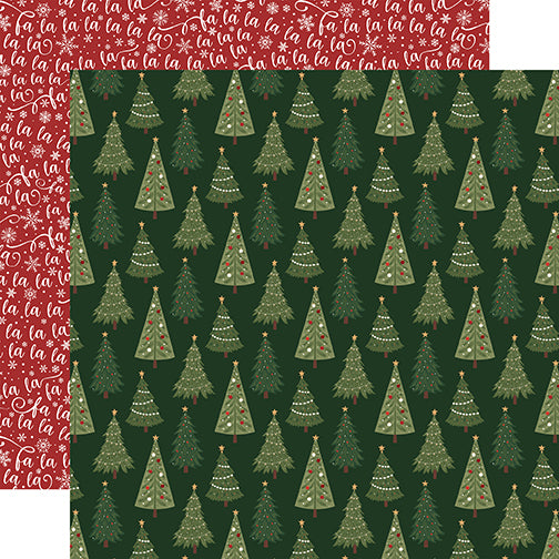 Echo Park Papers - Gnome for Christmas - A Lot Like Christmas - 2 Sheets