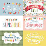 Echo Park Cut-Outs - Here Comes the Sun - 6x4 Journaling Cards