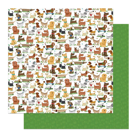 Photo Play Papers - Hot Diggity Dog - Dog Park Friends - 2 Sheets