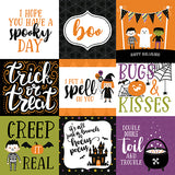 Echo Park Cut-Outs - Halloween Magic - 4x4 Journaling Cards