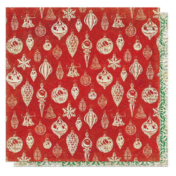 Photo Play Papers - Holiday Charm - Deck the Halls - 2 Sheets