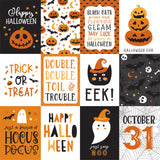 Echo Park Cut-Outs - Halloween Party - 3x4 Journaling Cards