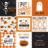 Echo Park Cut-Outs - Halloween Party - 4x4 Journaling Cards