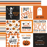 Echo Park Cut-Outs - Halloween Party - 4x4 Journaling Cards