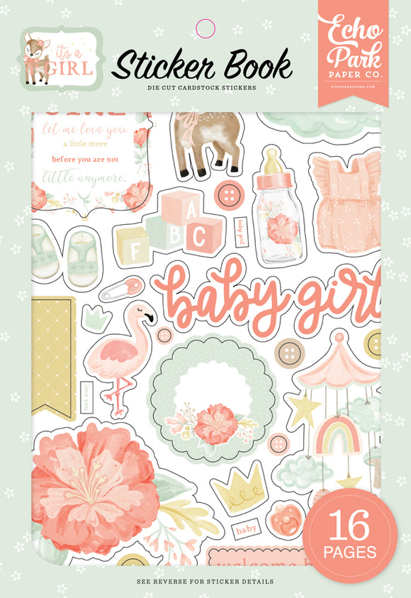 Echo Park Sticker Book - It's a Girl