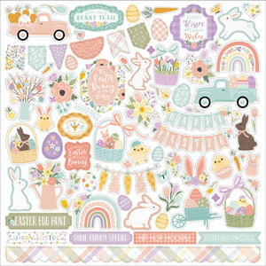 Echo Park 12x12 Cardstock Stickers - It's Easter Time