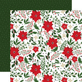 Echo Park Papers - Jingle All the Way - Christmas Flowers - 2 Sheets