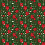 Echo Park Papers - Jingle All the Way - Festive Floral - 2 Sheets