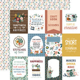 Echo Park Cut-Outs - Let's Create - 3x4 Journaling Cards