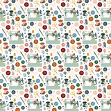 Echo Park Papers - Let's Create - Sew Cute - 2 Sheets