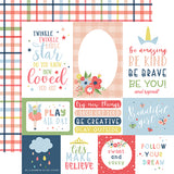 Echo Park Cut-Outs - Little Dreamer - Girl - Multi Journaling Cards