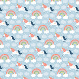 Echo Park Papers - Little Dreamer - Girl - Riding Rainbows - 2 Sheets