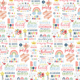 Echo Park Papers - Little Dreamer - Girl - You Are Magic - 2 Sheets