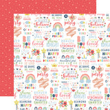 Echo Park Papers - Little Dreamer - Girl - You Are Magic - 2 Sheets
