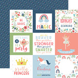 Echo Park Cut-Outs - Little Dreamer - Girl - 4x4 Journaling Cards