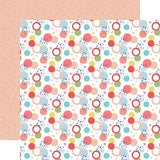 Echo Park Papers - Little Dreamer - Girl - Dancing Dots - 2 Sheets
