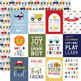 Echo Park Cut-Outs - Little Dreamer - Boy - 3x4 Journaling Cards