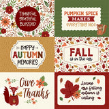 Echo Park Cut-Outs - I Love Fall - 6x4 Horizontal Journaling Cards