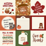 Echo Park Cut-Outs - I Love Fall - 4x4 Journaling Cards