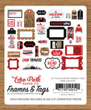 Echo Park Frames & Tags Die-Cuts - Let's Go Anywhere