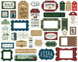 Echo Park Frames & Tags Die-Cuts - Let's Go Camping