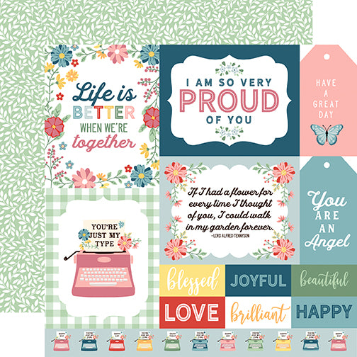 Echo Park Cut-Outs - Life Is Beautiful - Multi Journaling Cards
