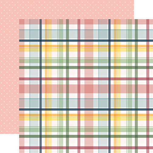 Echo Park Papers - Life Is Beautiful - Life of Plaid - 2 Sheets