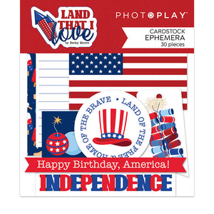 Photo Play Ephemera Die Cuts - Land That I Love