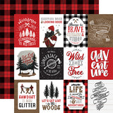 Echo Park Cut-Outs - Let's Lumberjack - 3x4 Journaling Cards