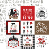 Echo Park Cut-Outs - Let's Lumberjack - 4x4 Journaling Cards