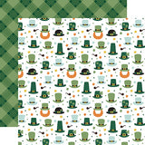 Echo Park Papers - Lucky Charm - Leprechaun Luck - 2 Sheets