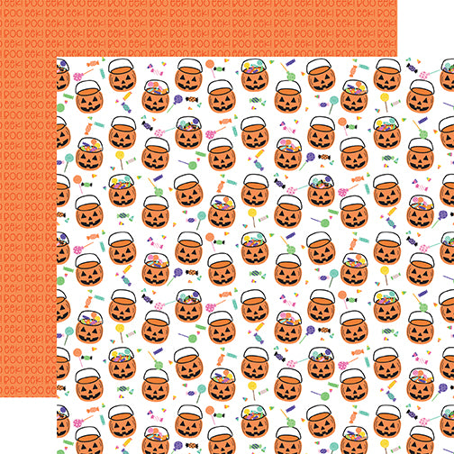 Echo Park Papers - Monster Mash - No Tricks Just Treats - 2 Sheets