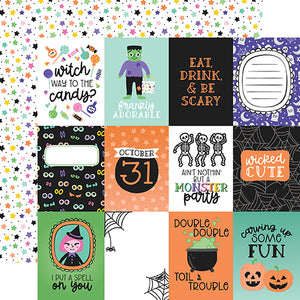 Echo Park Cut-Outs - Monster Mash - 3x4 Journaling Cards