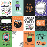 Echo Park Cut-Outs - Monster Mash - 3x4 Journaling Cards