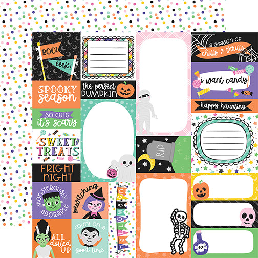 Echo Park Cut-Outs - Monster Mash - Multi Journaling Cards