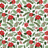Echo Park Papers - The Magic of Christmas - Poinsettias and Pine - 2 Sheets