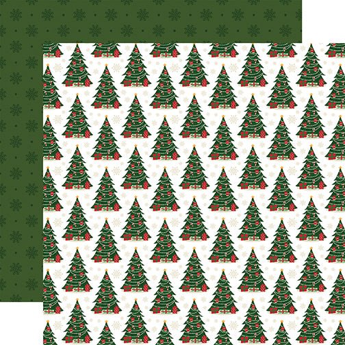 Echo Park Papers - The Magic of Christmas - Traditional Tree - 2 Sheets
