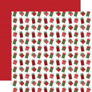 Echo Park Papers - The Magic of Christmas - Giving Gifts - 2 Sheets