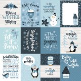 Echo Park Cut-Outs - The Magic of Winter - 3x4 Journaling Cards